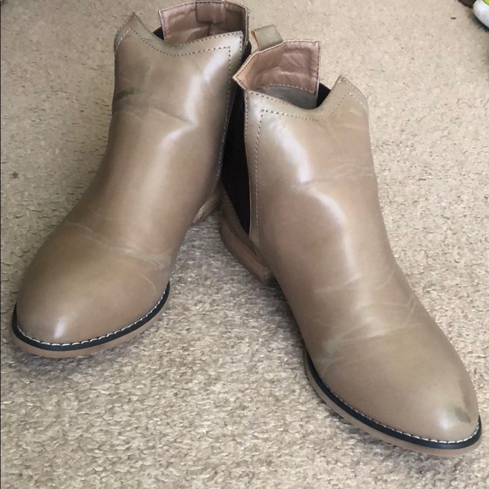Pointed toe booties